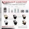 Service Caster 2 Inch Gloss Black Hooded 5/16 Inch Threaded Stem Ball Caster SCC, 4PK SCC-TS01S20-POS-GB-516-4 - alternate 6